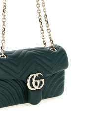 Gucci Green Lamb Leather Shoulder Bag