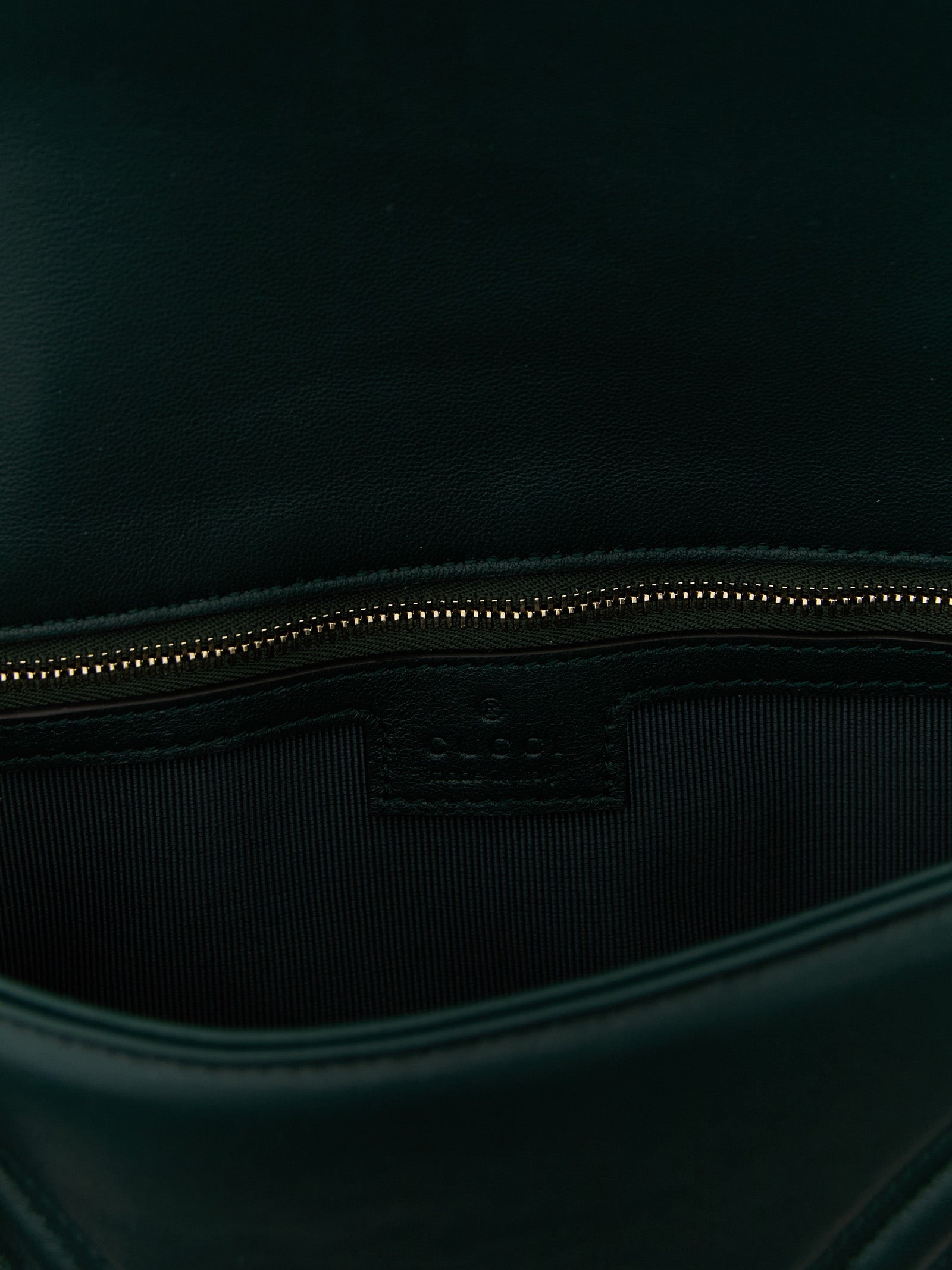 Gucci Green Lamb Leather Shoulder Bag