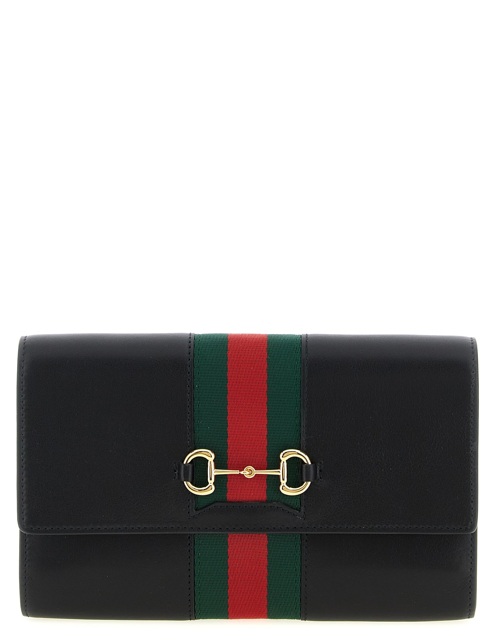 Gucci Black Calfskin Wallet on Chain