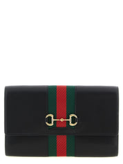 Gucci Black Calfskin Wallet on Chain