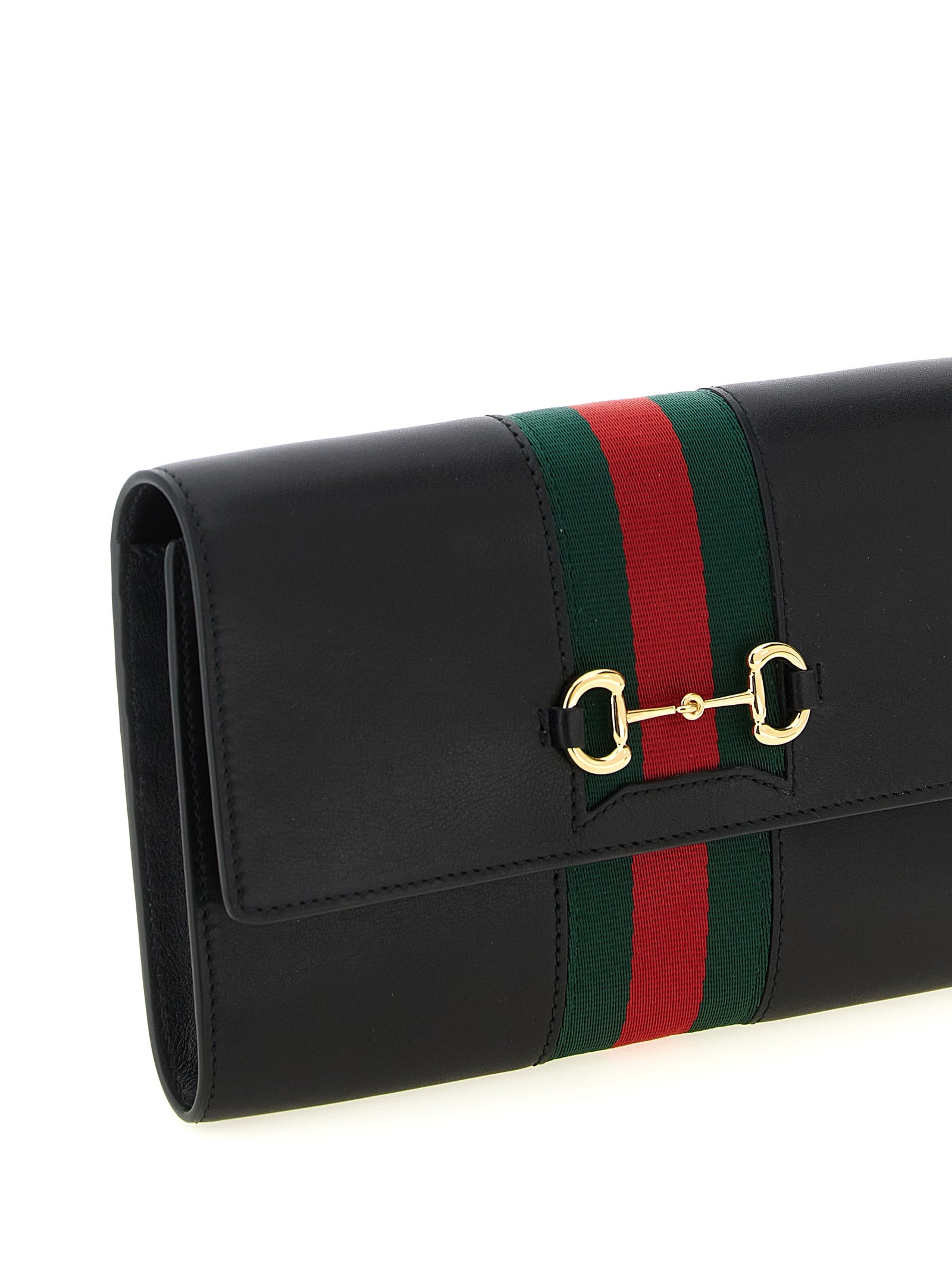 Gucci Black Calfskin Wallet on Chain