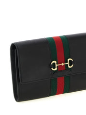 Gucci Black Calfskin Wallet on Chain