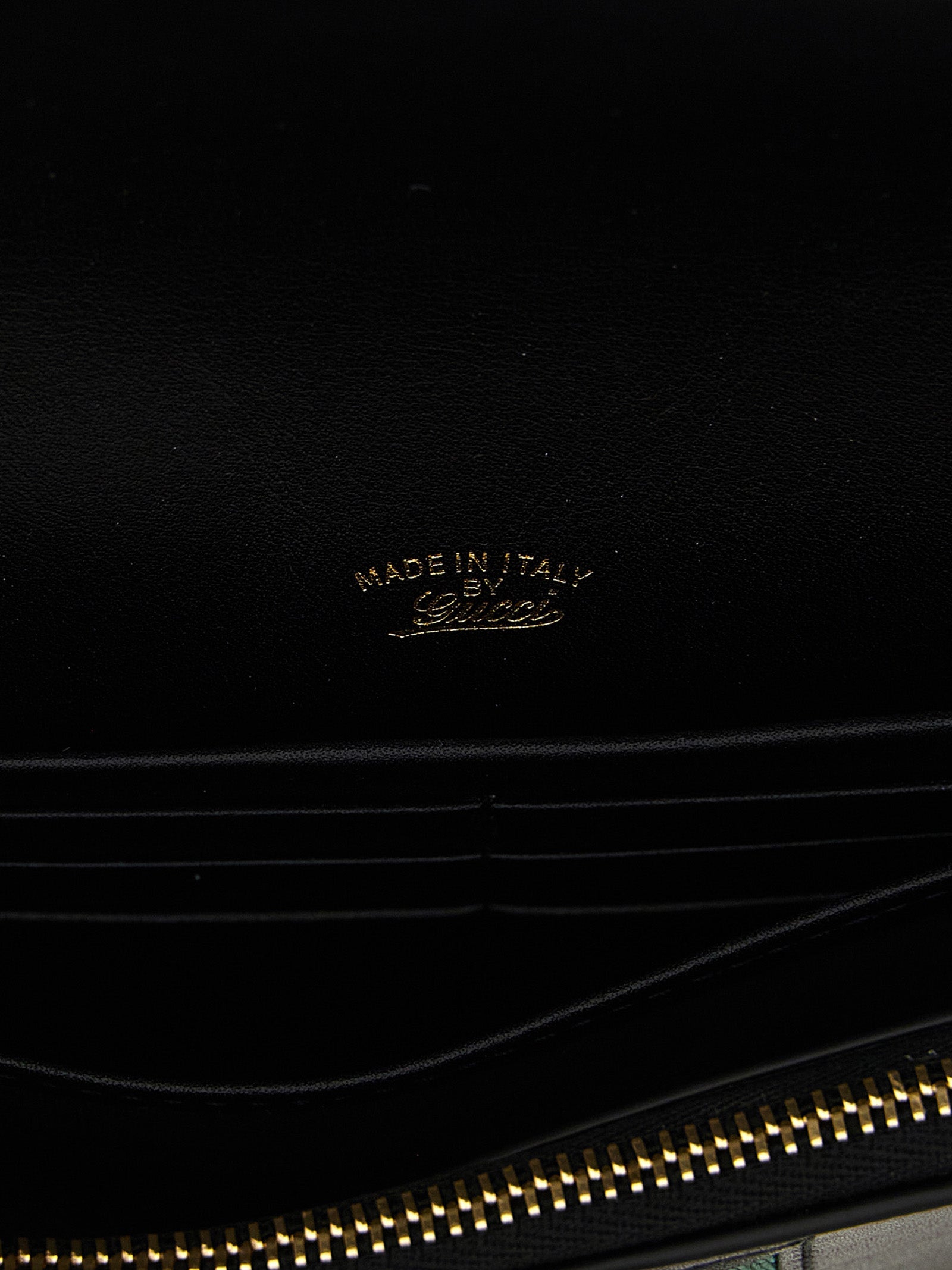 Gucci Black Calfskin Wallet on Chain