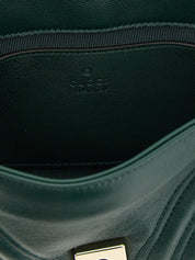 Gucci Green Lamb Leather Shoulder Bag