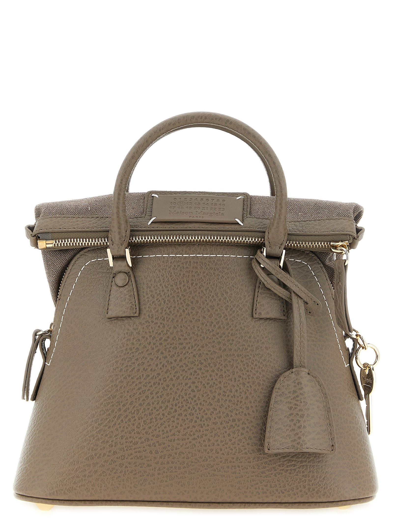 Maison Margiela Gray Calfskin Mini Shoulder Bag