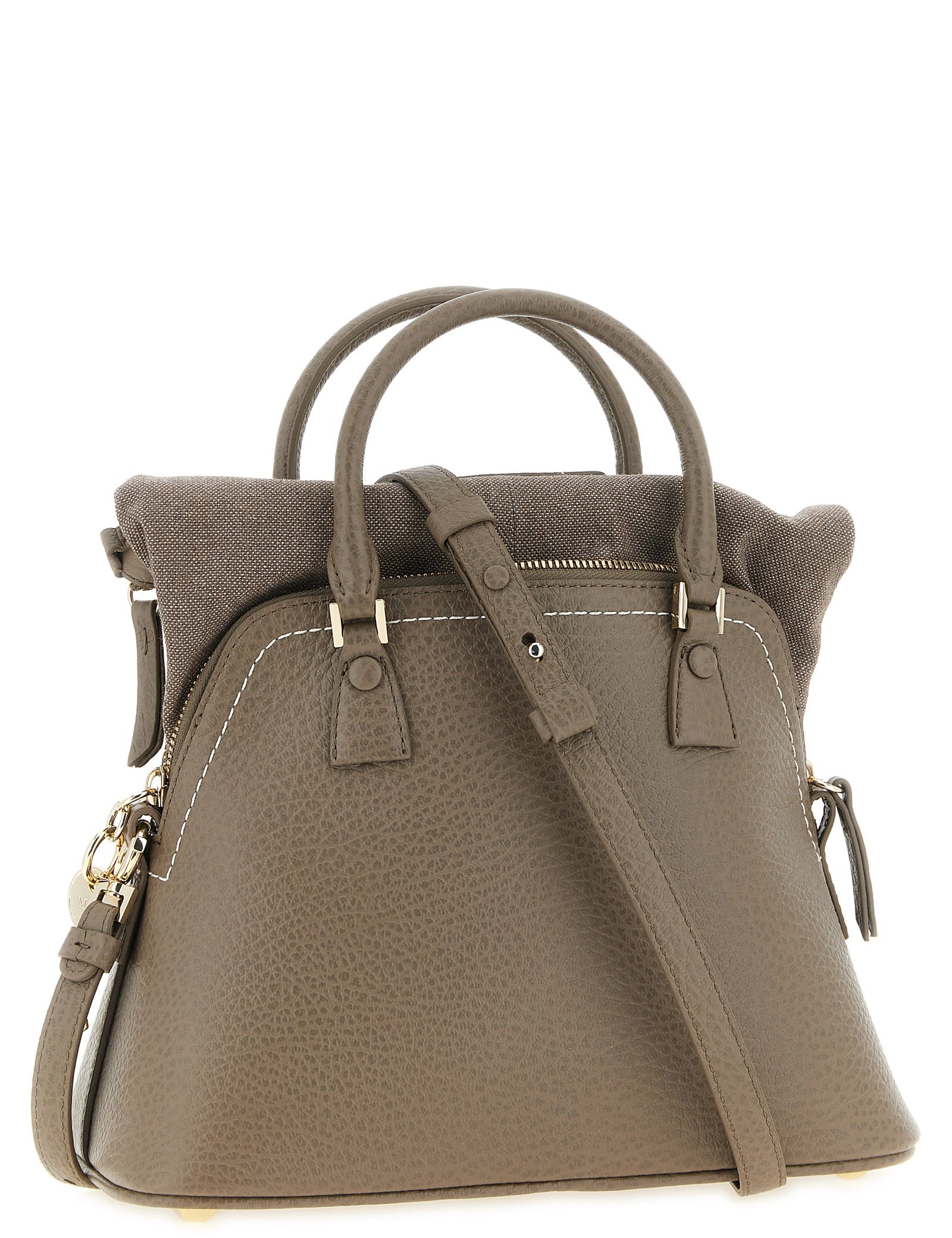 Maison Margiela Gray Calfskin Mini Shoulder Bag