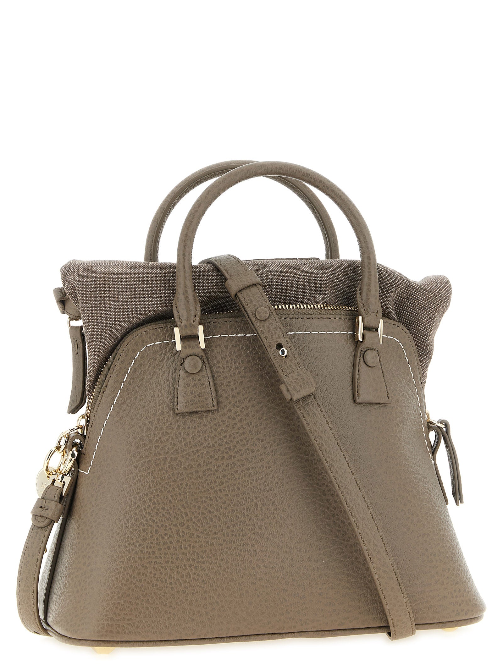 Maison Margiela Gray Calfskin Mini Shoulder Bag