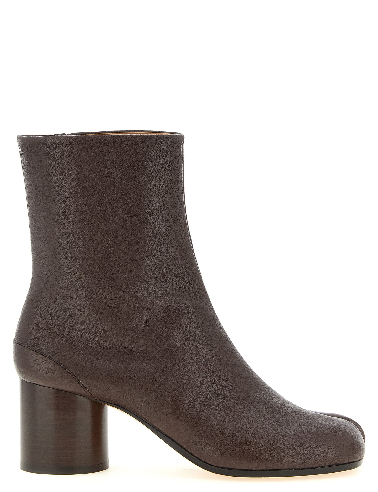 Maison Margiela Brown Lamb Leather Ankle Boots