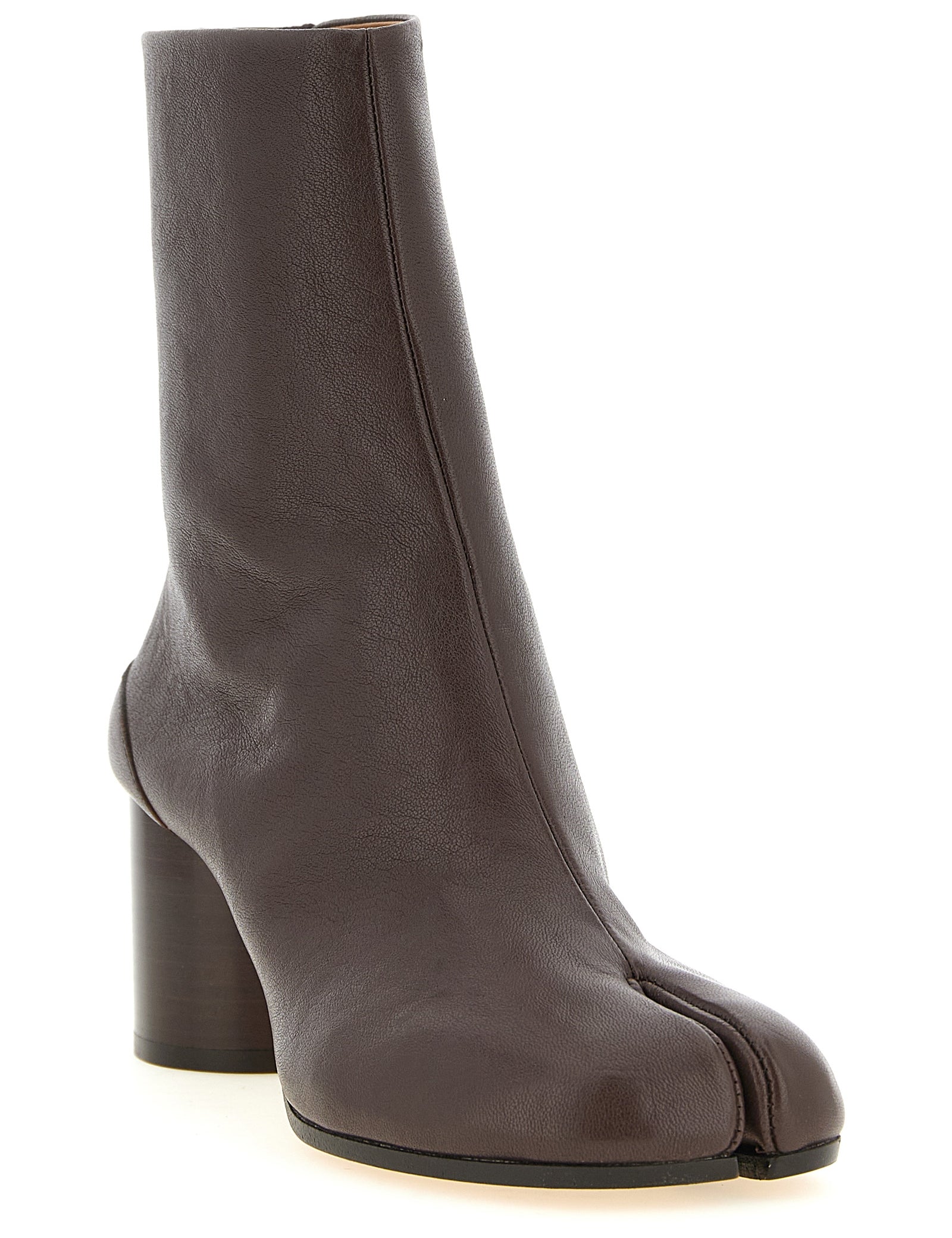 Maison Margiela Brown Lamb Leather Ankle Boots