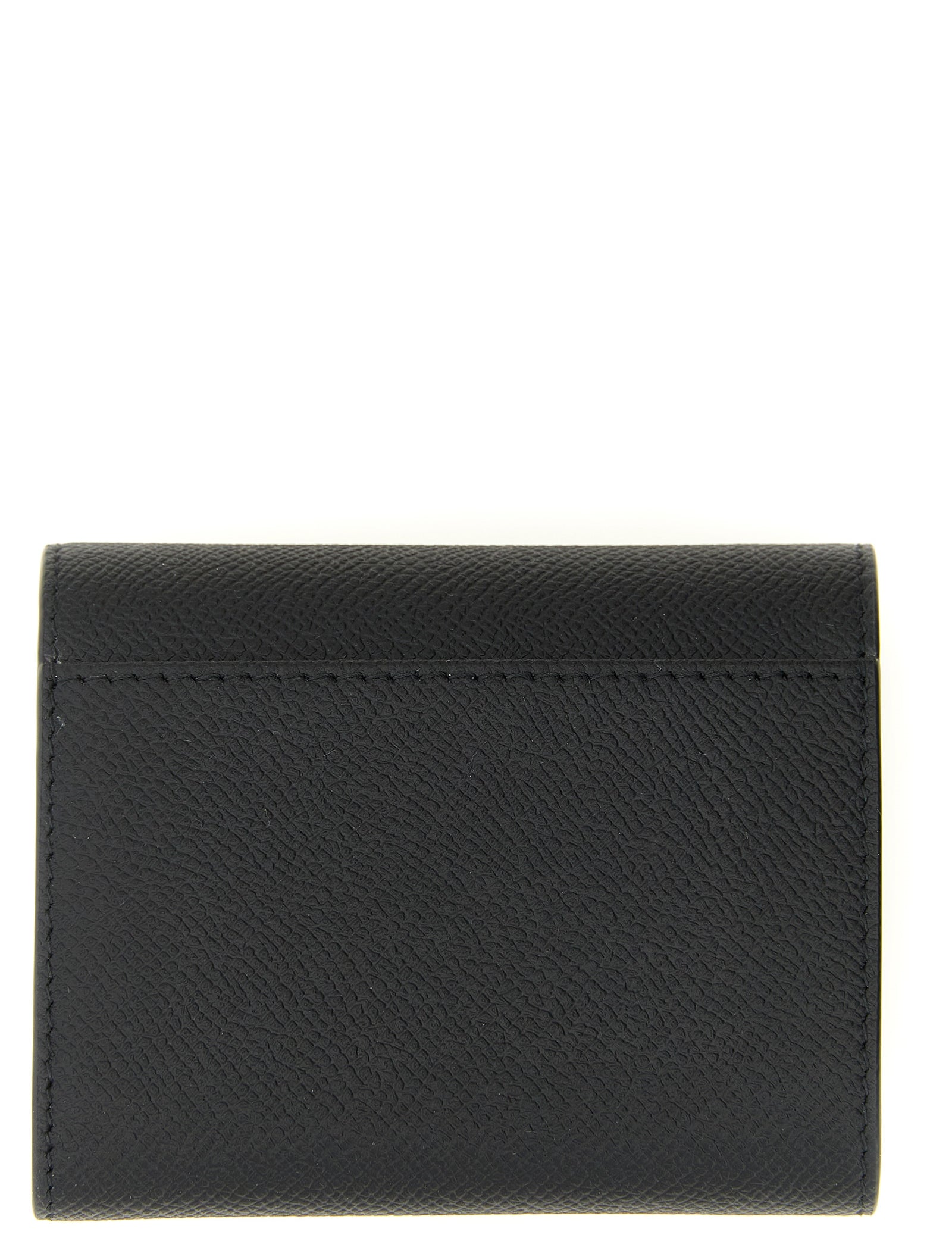 Maison Margiela Black Calfskin Tri-fold Wallet