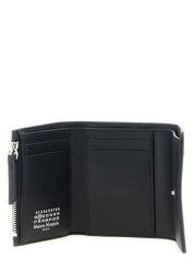 Maison Margiela Black Calfskin Tri-fold Wallet