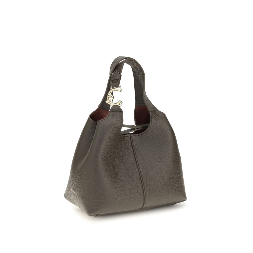 Coccinelle Brown Calf Leather Shoulder Bag