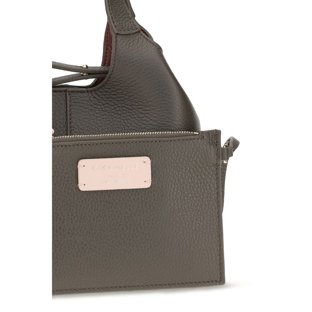 Coccinelle Brown Calf Leather Shoulder Bag