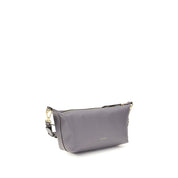 Coccinelle Gray Calf Leather Shoulder Bag