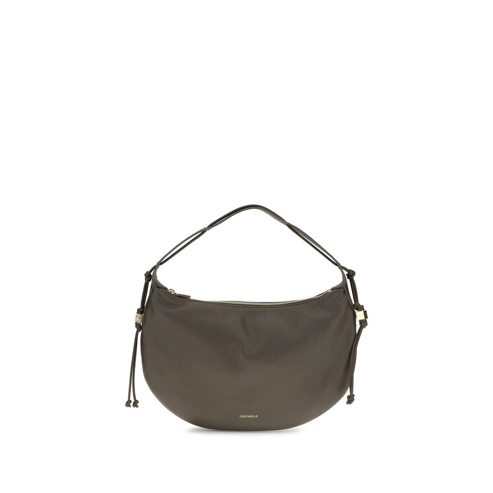 Coccinelle Brown Calf Leather Shoulder Bag