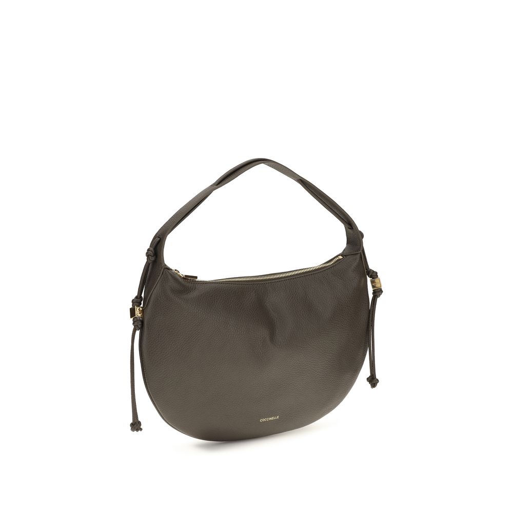 Coccinelle Brown Calf Leather Shoulder Bag