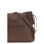 Coccinelle Brown Calf Leather Shoulder Bag