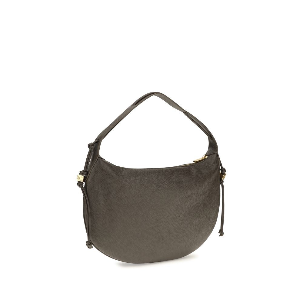 Coccinelle Brown Calf Leather Shoulder Bag
