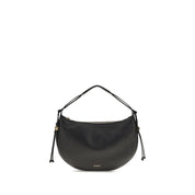 Coccinelle Black Calf Leather Shoulder Bag