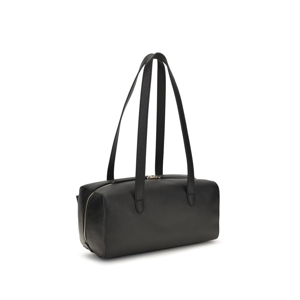 Coccinelle Black Calf Leather Shoulder Bag