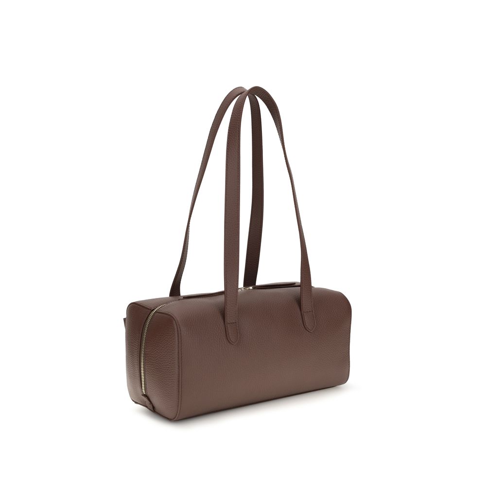 Coccinelle Brown Calf Leather Shoulder Bag