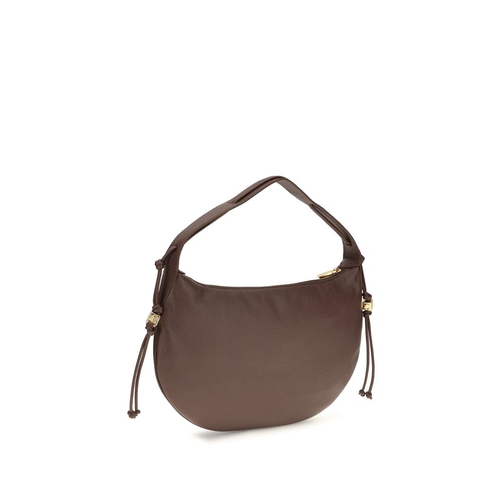 Coccinelle Brown Calf Leather Shoulder Bag