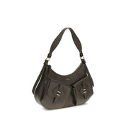 Coccinelle Brown Calf Leather Shoulder Bag
