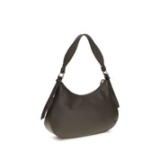 Coccinelle Brown Calf Leather Shoulder Bag