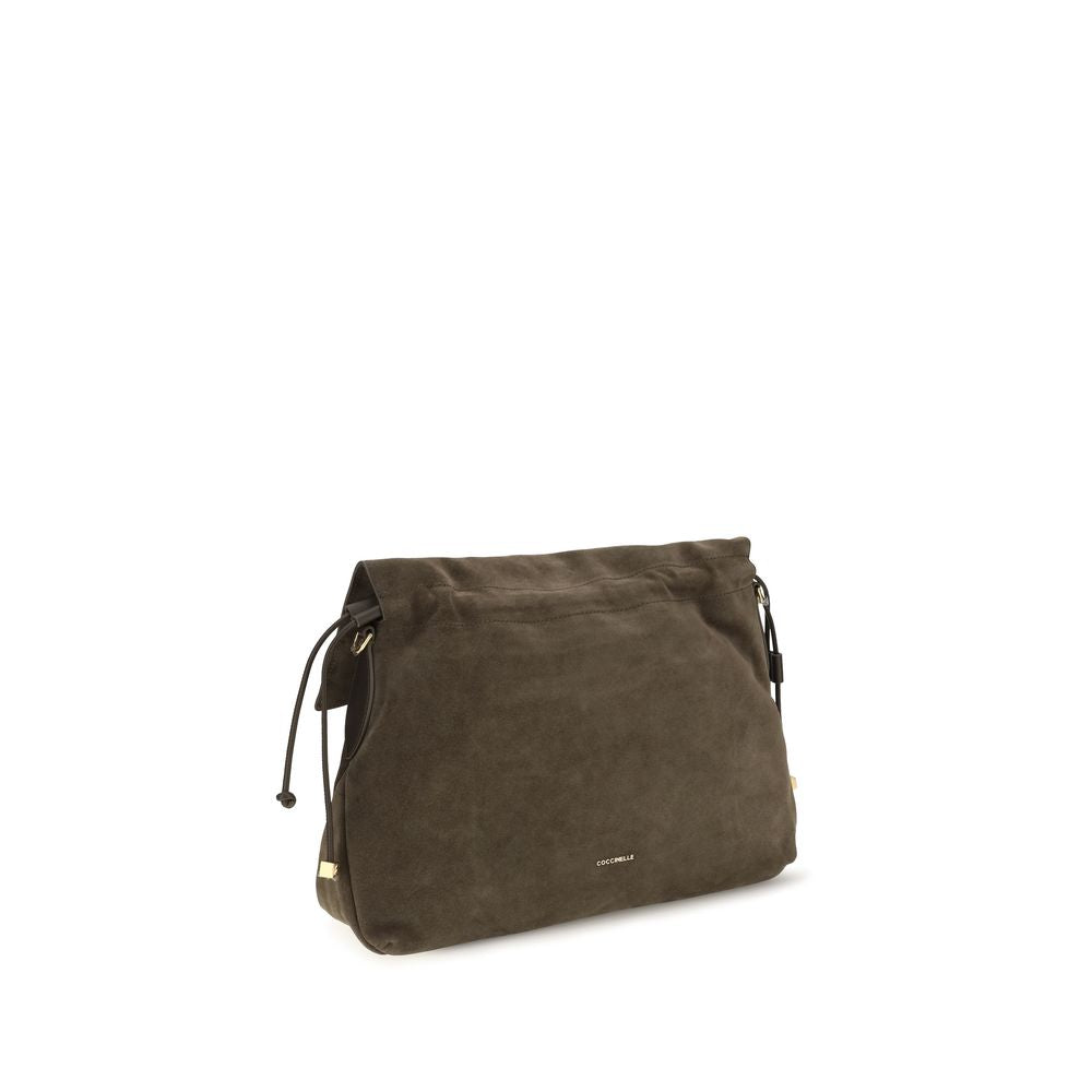 Coccinelle Brown Calf Leather Shoulder Bag