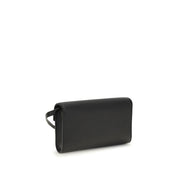 Savette Black Calf Leather Shoulder Bag