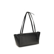 Savette Black Calf Leather Shoulder Bag