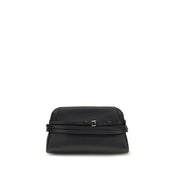 Moschino Black Goatskin Clutch