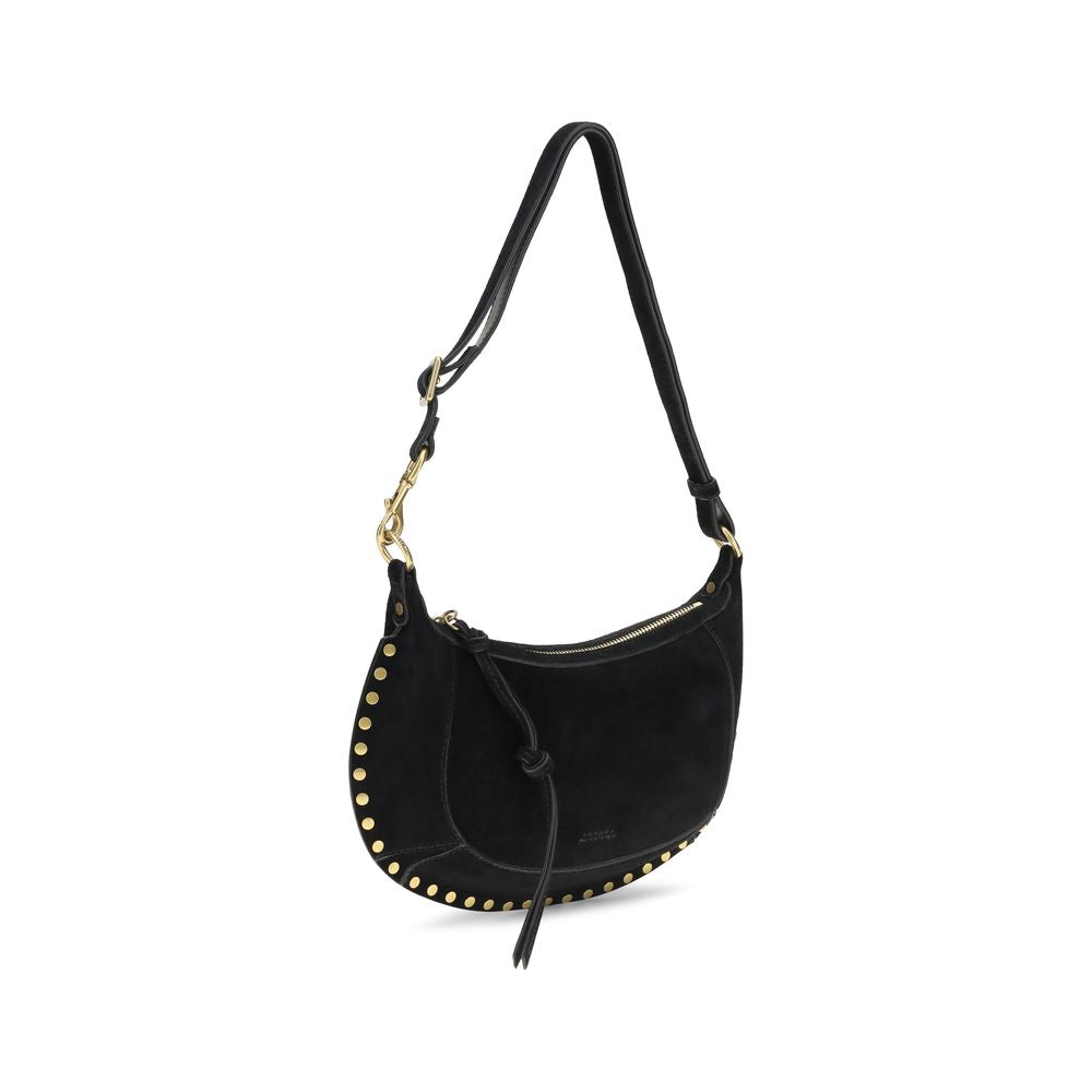 Isabel Marant Black Calf Leather Shoulder Bag
