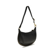 Isabel Marant Black Calf Leather Shoulder Bag