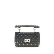 Valentino Garavani Black Lambskin Shoulder Bag