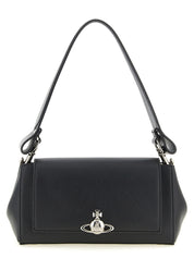 Vivienne Westwood Black Polyurethane Shoulder Bag