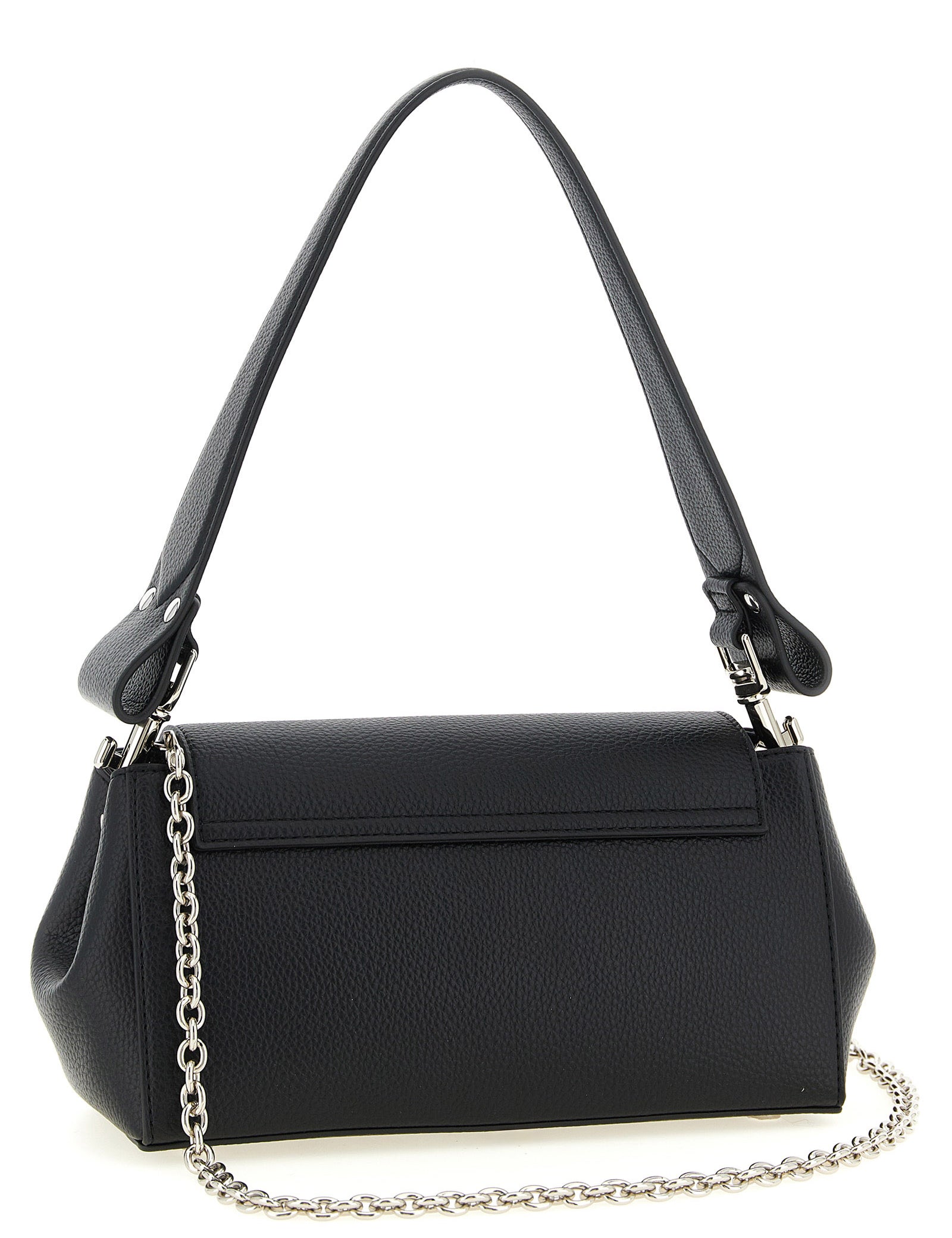 Vivienne Westwood Black Polyurethane Shoulder Bag
