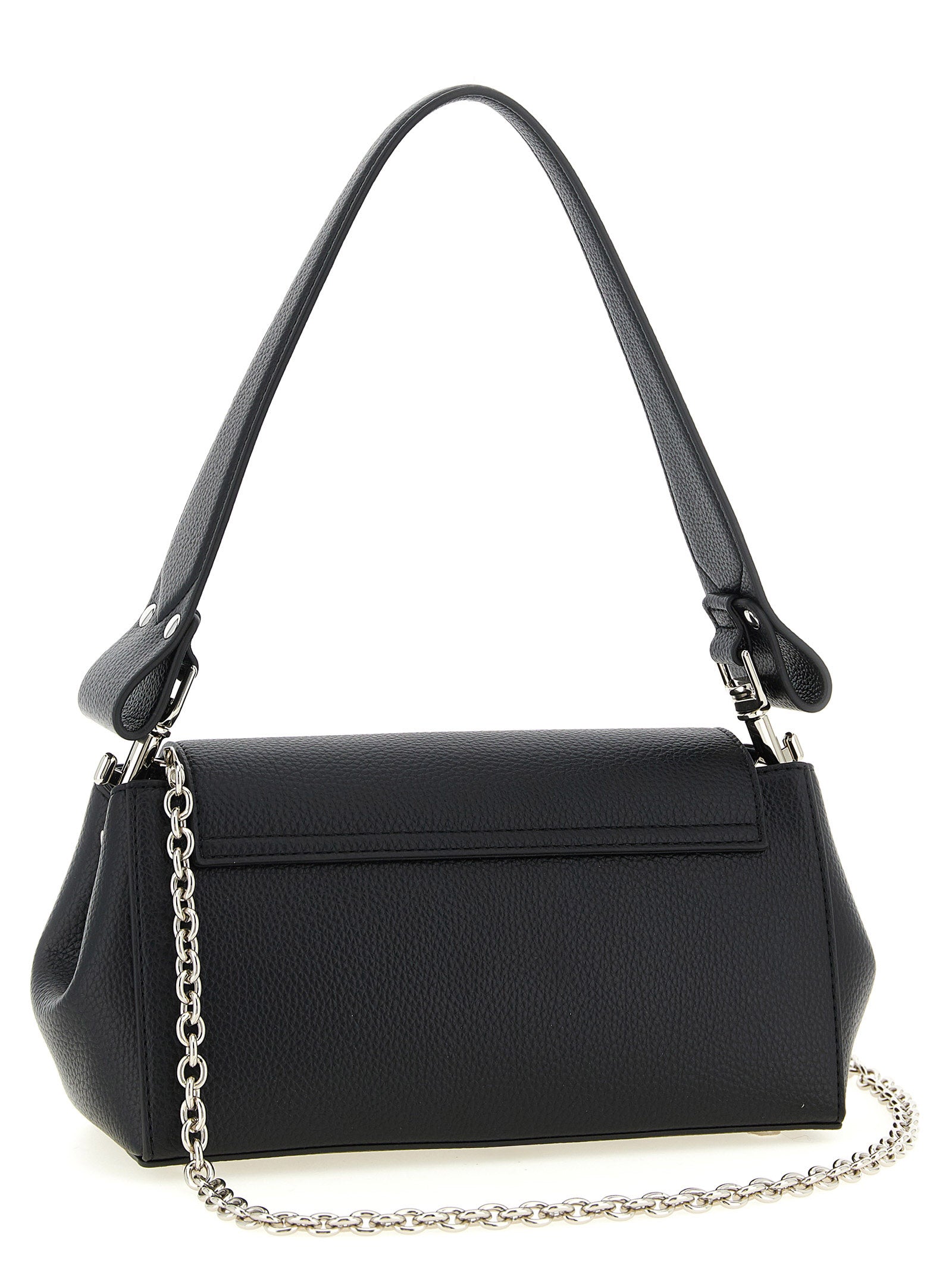 Vivienne Westwood Black Polyurethane Shoulder Bag