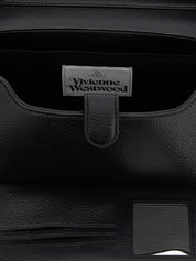 Vivienne Westwood Black Polyurethane Shoulder Bag