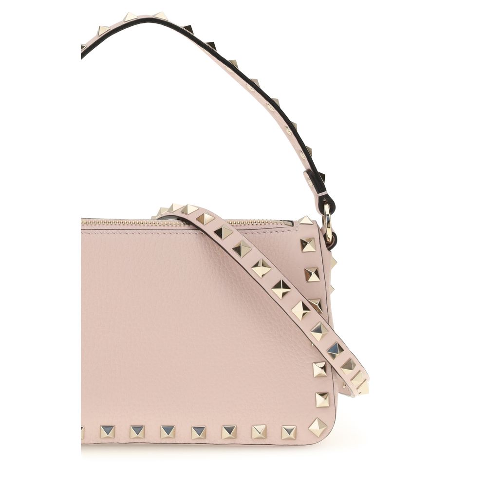Valentino Garavani Garnet Calf Leather Shoulder Bag