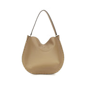 Isabel Marant Beige Calf Leather Shoulder Bag