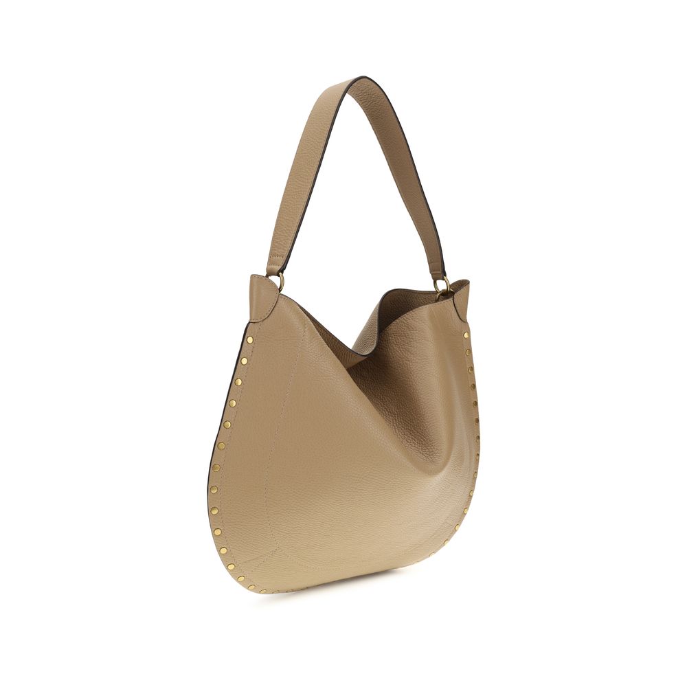 Isabel Marant Beige Calf Leather Shoulder Bag