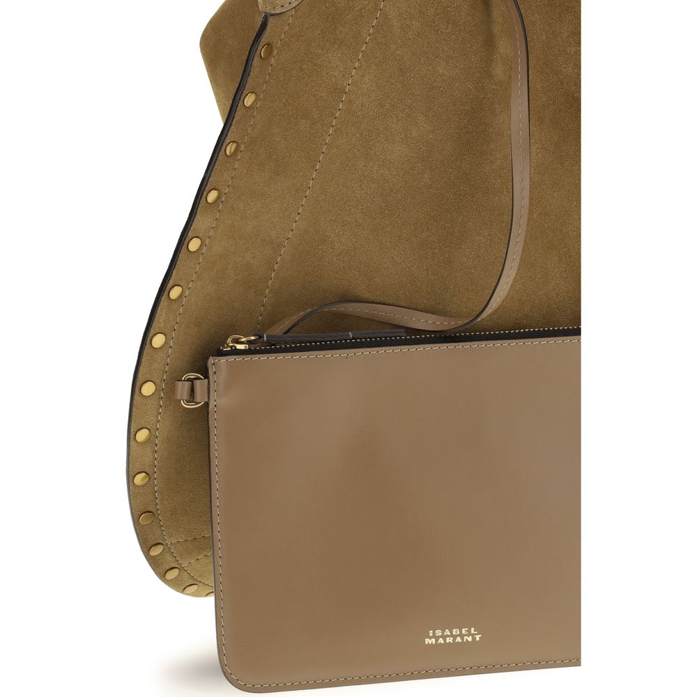 Isabel Marant Brown Calf Leather Shoulder Bag