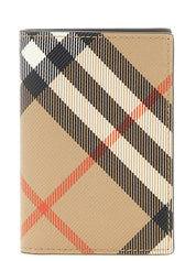 Burberry Beige Polyethylene Folding Card Holder