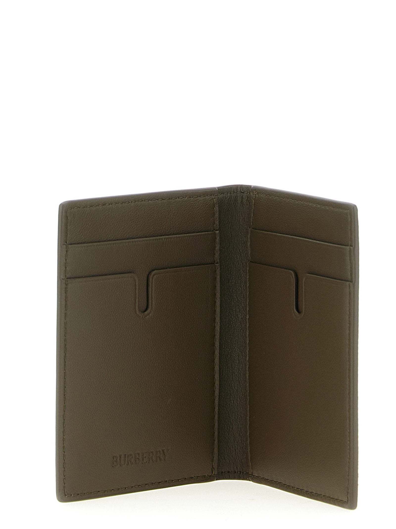 Burberry Beige Polyethylene Folding Card Holder