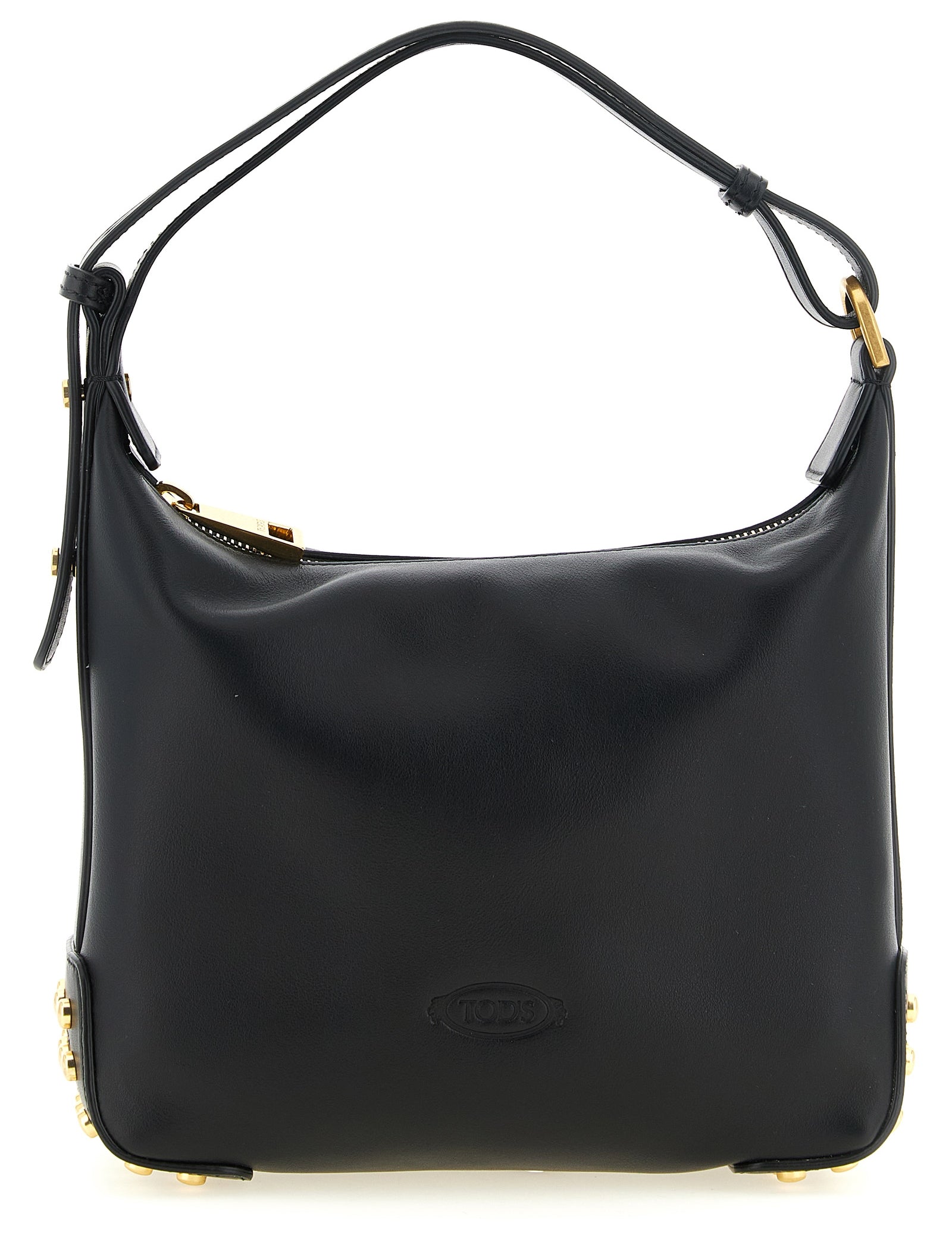 Tod's Black Calfskin Mini Shoulder Bag