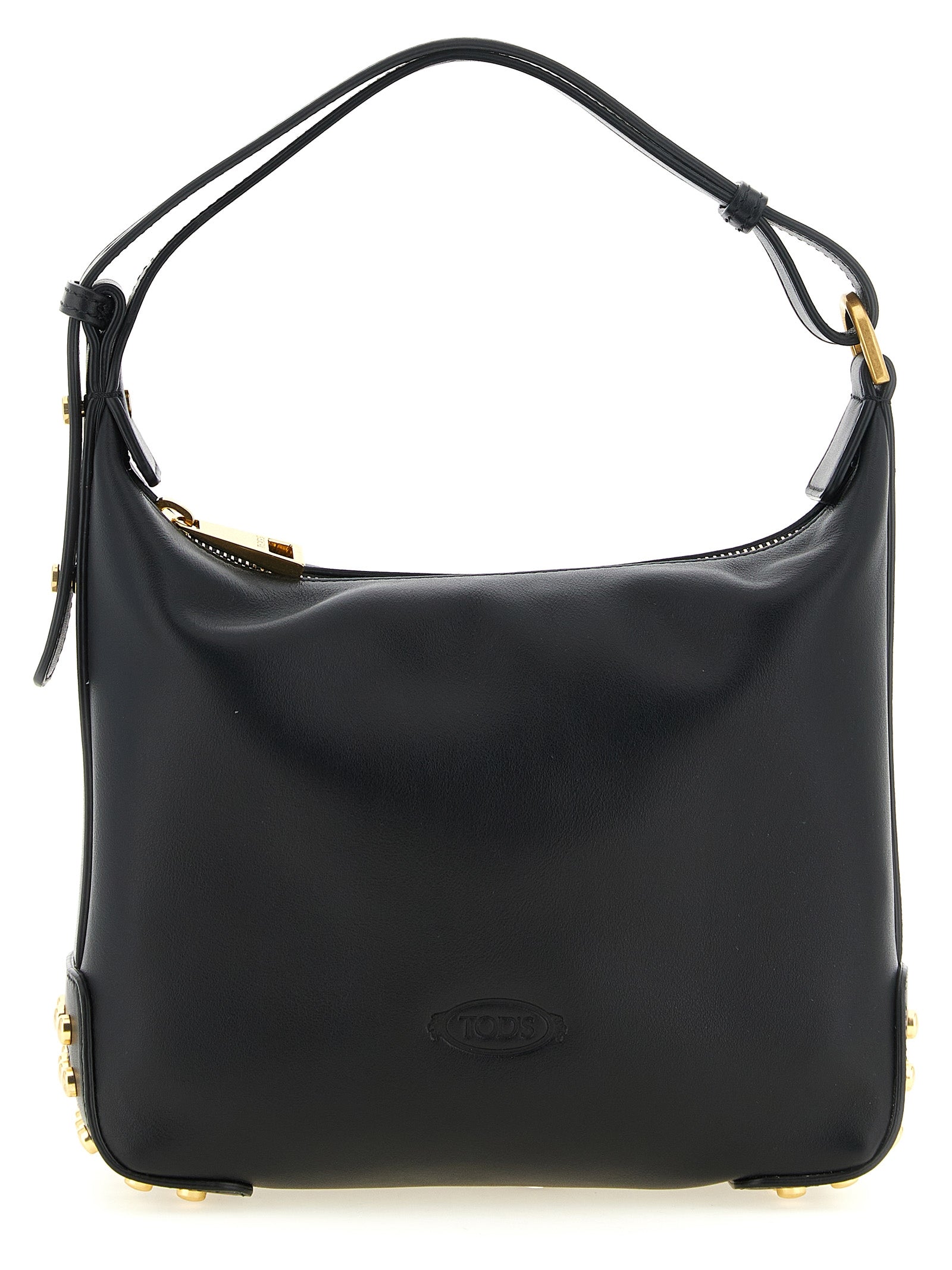Tod's Black Calfskin Mini Shoulder Bag