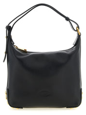 Tod's Black Calfskin Mini Shoulder Bag