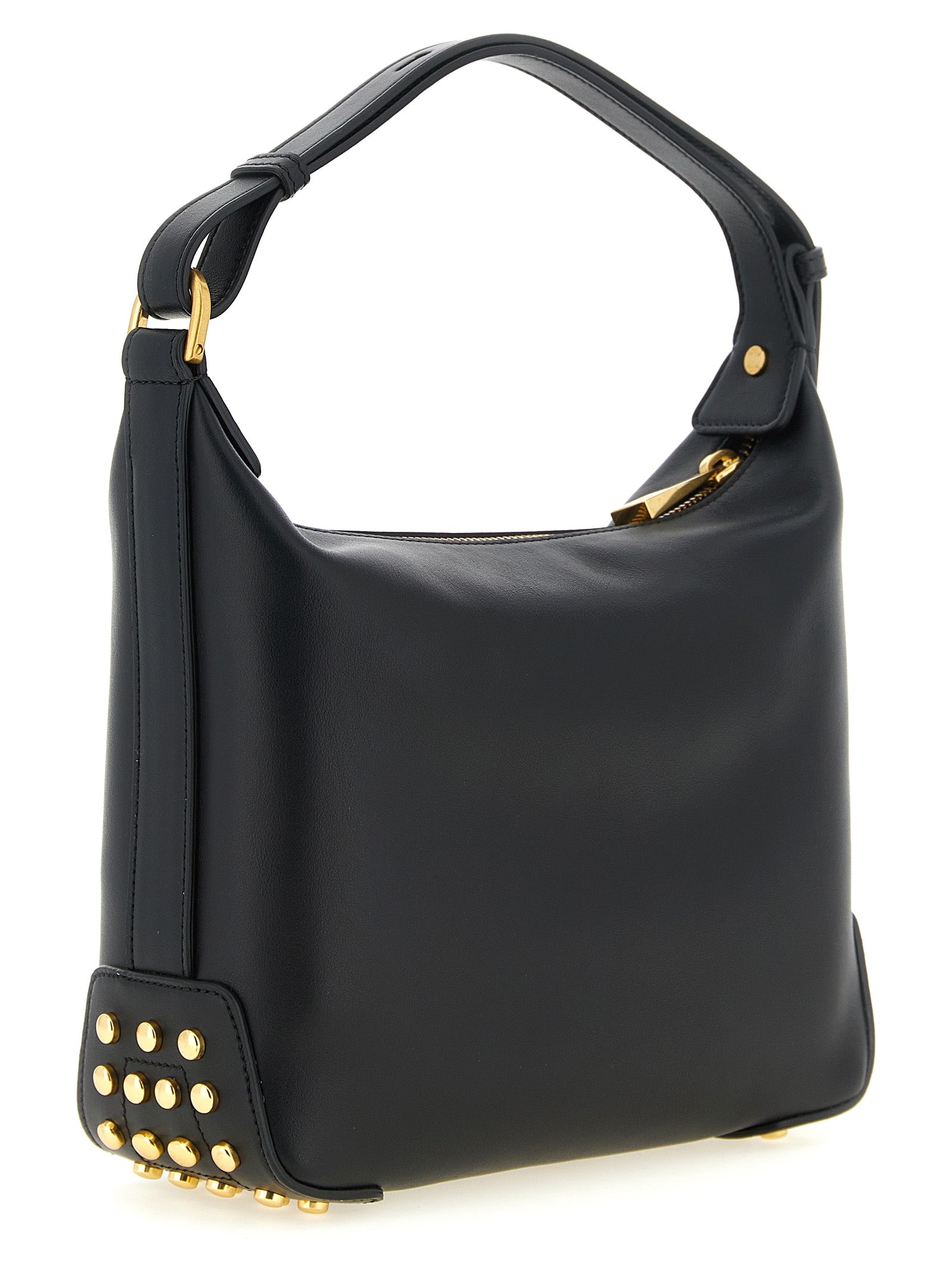 Tod's Black Calfskin Mini Shoulder Bag