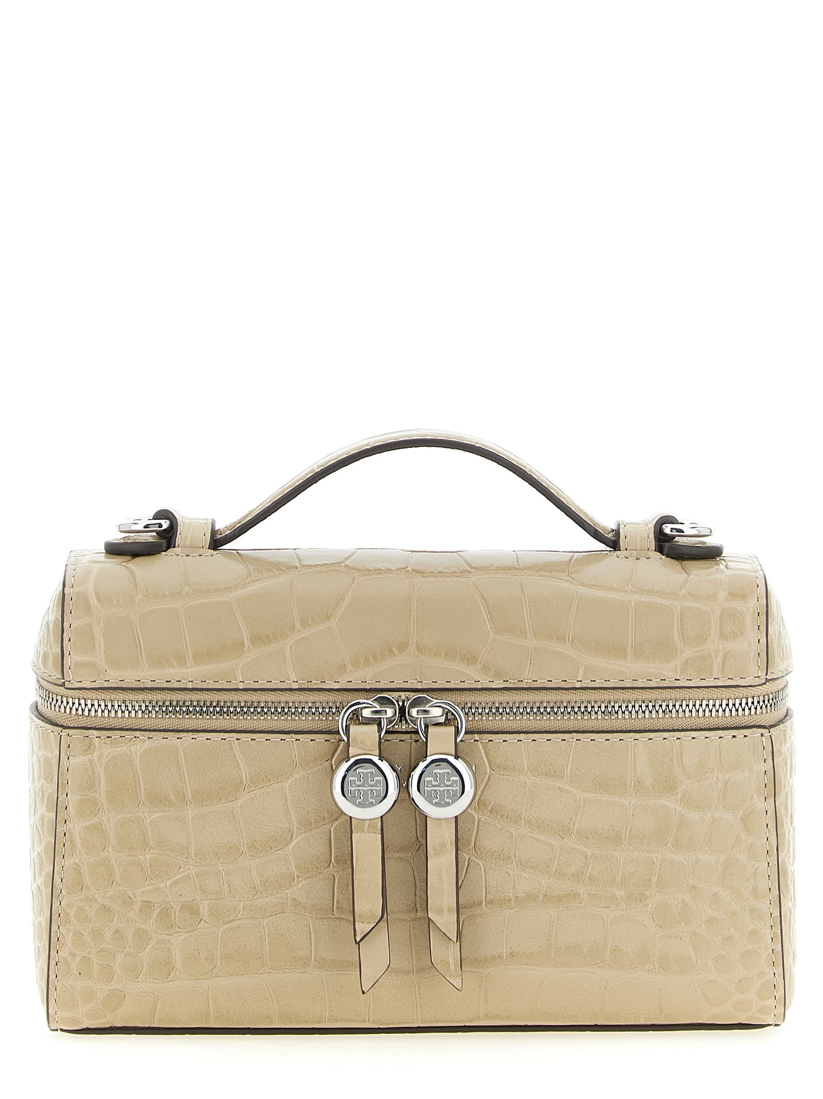 Tory Burch Beige Cowhide Shoulder Bag